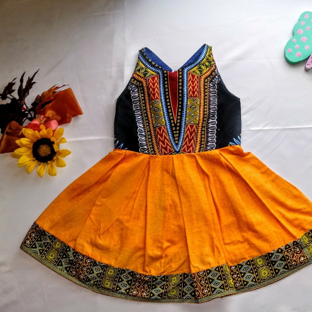 Baby/toddler African print dress